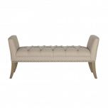deep buttoned bedend with sides