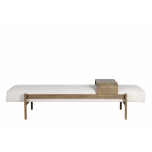 cream daybed with tray table 