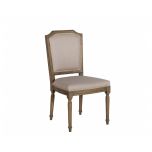 French style upholstered dining chair 
