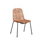 rattan and metal dining chair Westcoast collection 