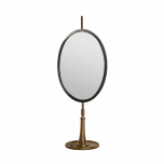 Block & Chisel oval table mirror