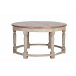 round dining table with 6 legs