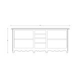 Block & Chisel 4 drawer sideboard
