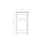 Block & Chisel 4 drawer sideboard