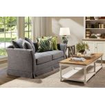 Block & Chisel two-tone weathered oak coffee table