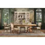 Block and chisel extension dining table 