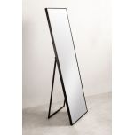 Block & Chisel rectangular standing mirror with black frame