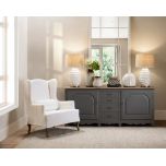 Block & Chisel 4 drawer sideboard in grey 