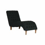 French style deep buttoned lounger 