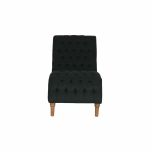 French style deep buttoned lounger 