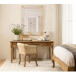 Small french tub chair upholstered in velvet