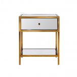 Block & Chisel mirrored bedside 