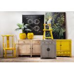 Indochine lacquered chair 