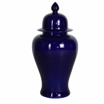 Turquoise blue ceramic ginger jar
