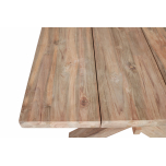 Block & Chisel rectangular recycled teak dining table