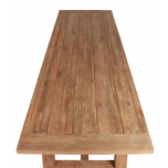 Outdoor teak dining table