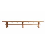 Outdoor teak bench 