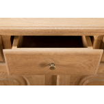 Block and chisel 2 door 3 drawer buffet server in oak