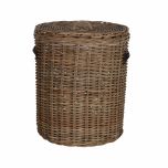 Kubu rattan laundry basket with lid 