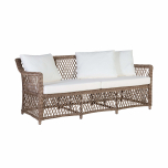 Outdoor 3 seater sofa with cushions 