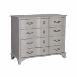 4 Drawer chest painted grey Château collection
