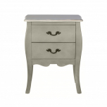 Block and chisel distressed 2 drawer bedside Château Collection