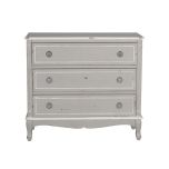 Elena Chest - Weathered grey 3 drawer chest