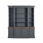 SIbley ECS breakfront bookcase chimney sweep grey 