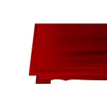 Shanghai coffee table in oriental red finish