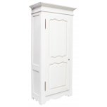 Block & Chisel single door antique white wardrobe