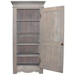 Block & Chisel single door solid railway oak wardrobe