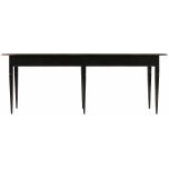 Block & Chisel matt black sofa table