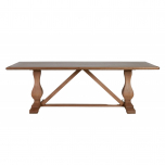 St James dining table in solid weathered oak Sibley