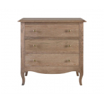 Block & Chisel solid vintage oak 3 drawer chest