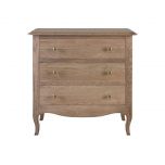 Block & Chisel solid vintage oak 3 drawer chest