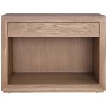 Block & Chisel brushed oak pedestal