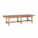 Block and chisel outdoor dining table 