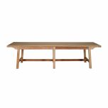 Block and chisel outdoor dining table 