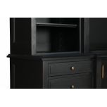 Hampshire tv unit large in black matt