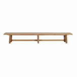 block and chisel outdoor bench