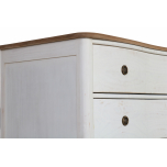 Horshel dresser with old oak top and Chateau antique white base