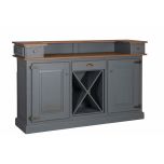 Sibley bar table in chimney sweep grey 