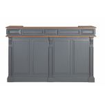 Sibley bar table in chimney sweep grey 