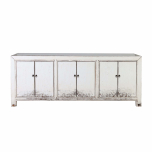 white lacquered chinese sideboard 