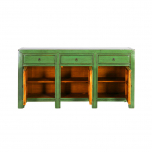  green lacquered sideboard with storage 