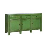 3 door 3 drawer lacquered sideboard