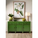 3 door 3 drawer lacquered sideboard