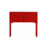 Painted console with storage 