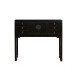 Painted console with storage 