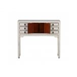 Painted console with storage